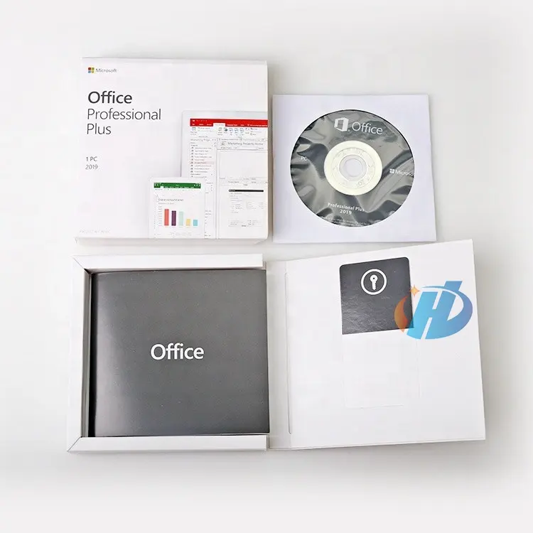 Office 2019 Professional Plus / Office 2019 Pro Plus DVD Full Package Binding key online activation