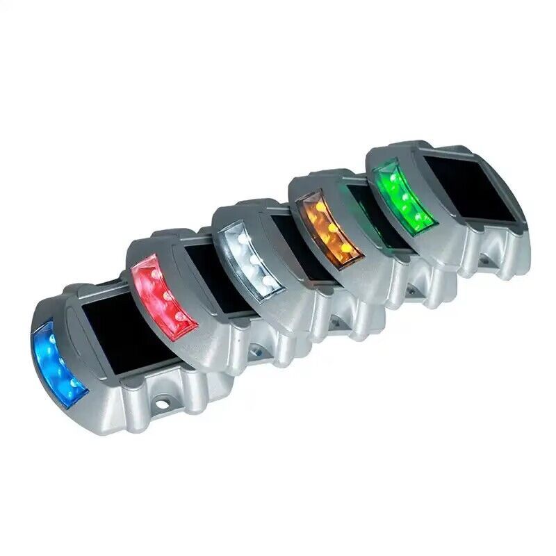 Horseshoe Aluminium cast shell high shock resistance solar road stud lights marker multiple applications led solar road stud