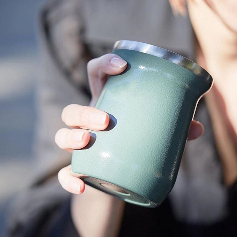 Factory Eco-friendly Stainless Steel Original Copo Travel Tea Coffee Beer Cups Yerba Mate Cup