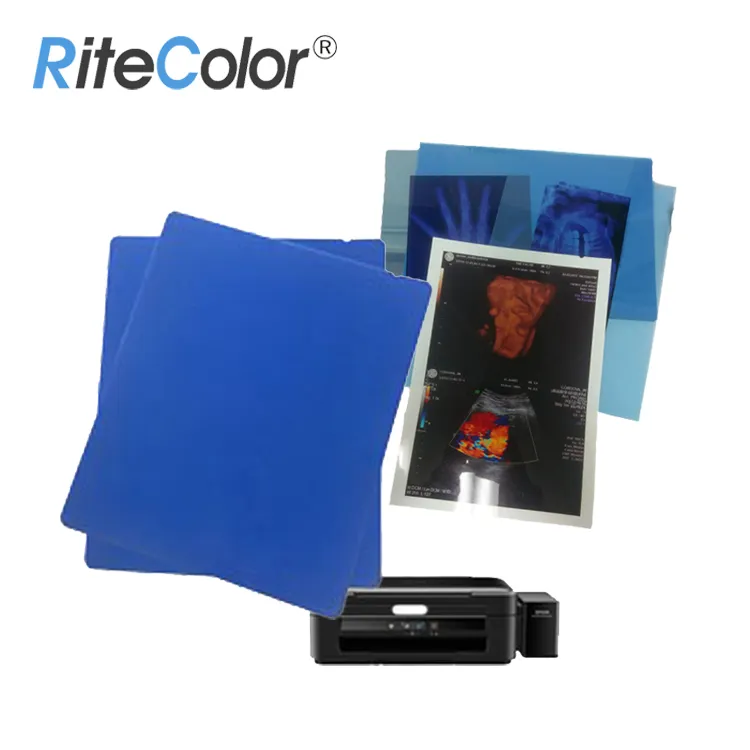 210mic медицинская пленка для струйной печати X Ray Blue в листах A4/8x10/10x12/11x14 дюймов