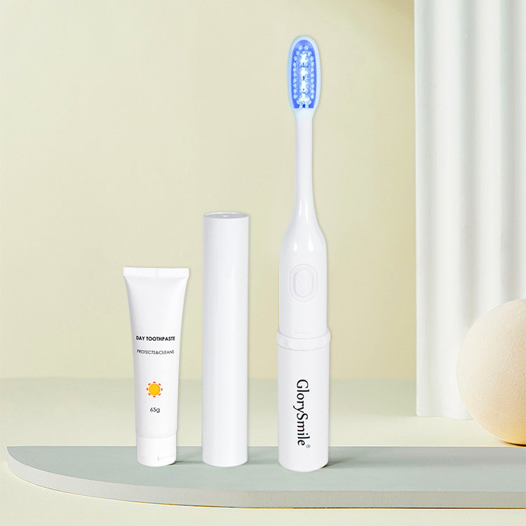 CE Approved Home Use Children Teeth Whitening Led Light Vibrating Toothbrush With Cover