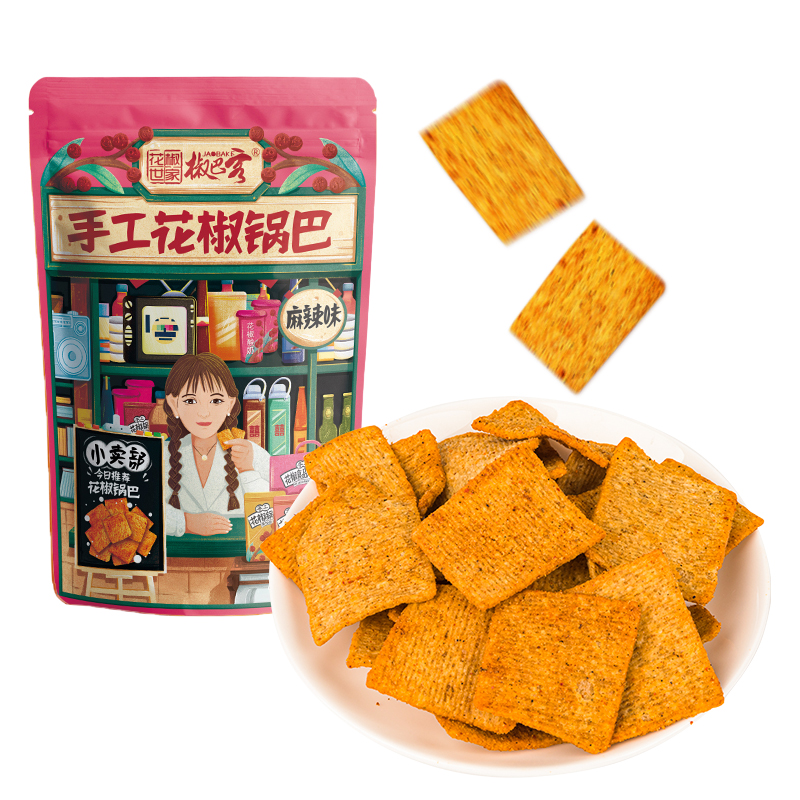 Crisp spicy fries snacks Hot selling Puffed snack food fried crispy potato chips Exporting chili fried chili crisp snack