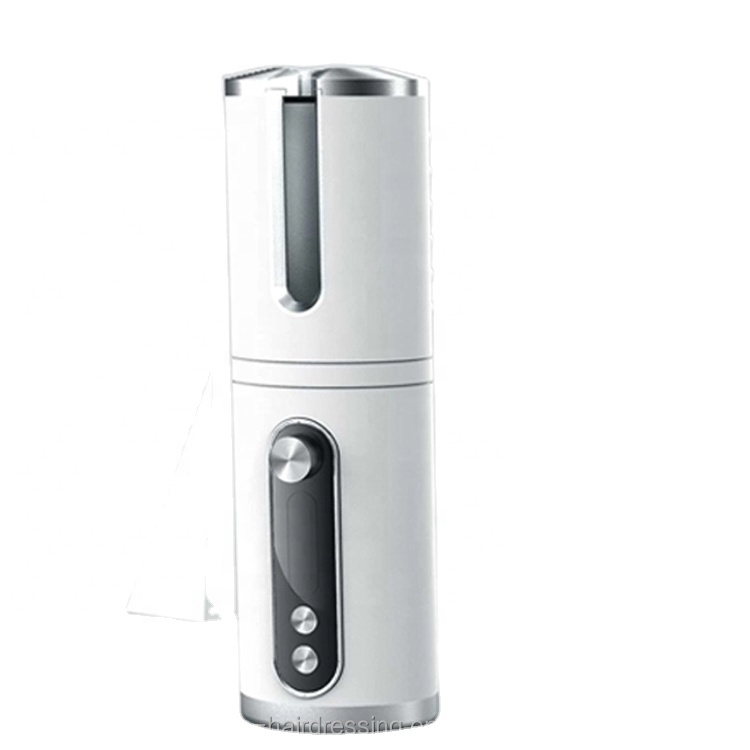 Cordless curlers Quick heating ceramic wireless automatic curling iron The quick heating time temperature timer is set to automa