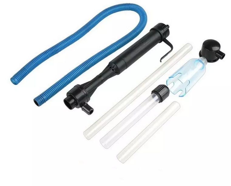 Aquarium Battery Syphon Operated Fish Tank vacuum Gravel Water Filter Clean Siphon Filter Cleaner Fish Tank Tools