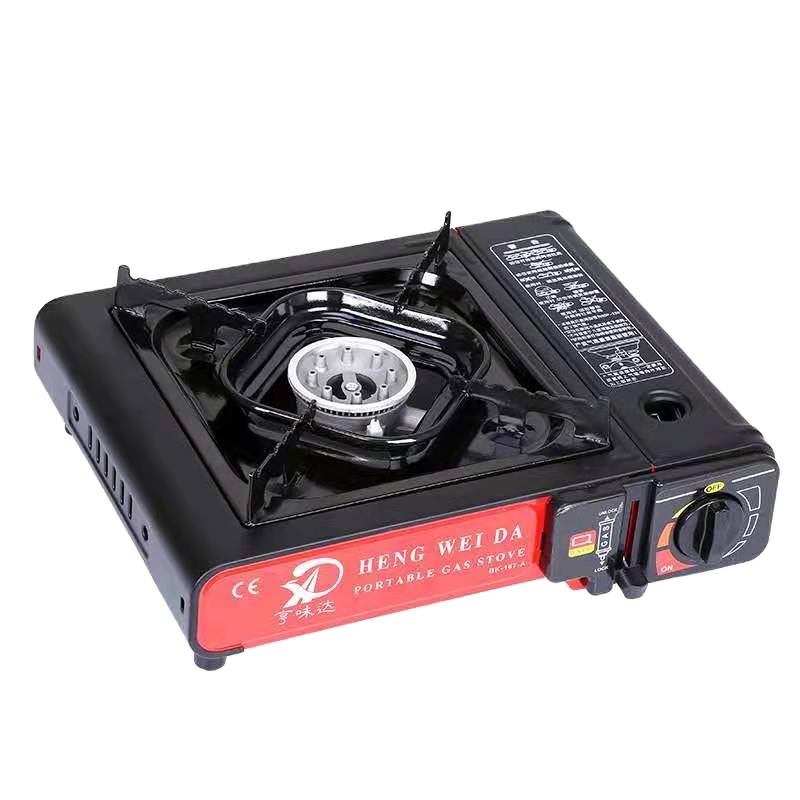 Camping Folding Mini Barbecue Survival Stove Gas Stove Titanium Alloy Steel Outdoor Gas Stove