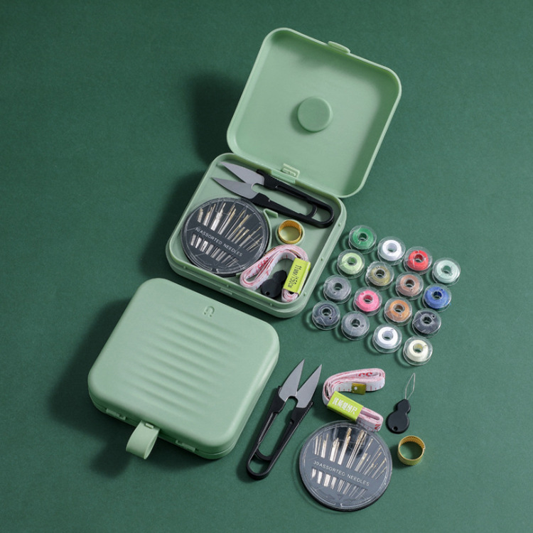 Portable Magnetic Sewing Box Set Household Storage Bag Manual Needle Thread travel sewing mini kit