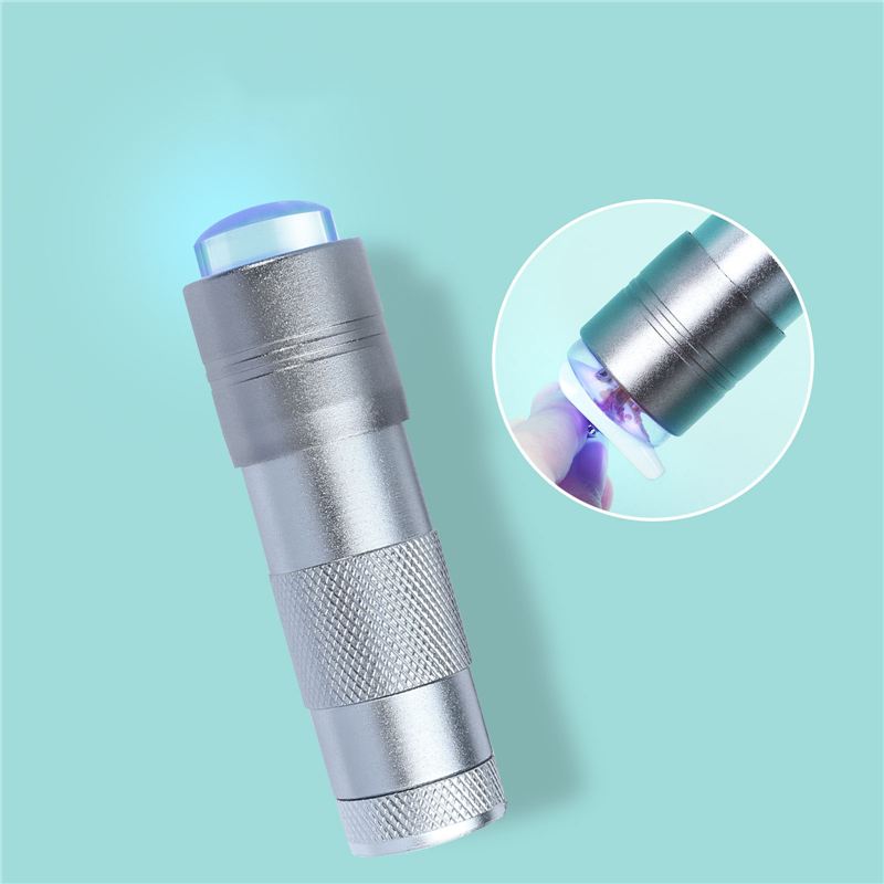 Flashlight Handle UV LED Lamp Silicone Stamper Press Sequin Sticker Decoration Nail Gel Drier Manicure Machine Tools