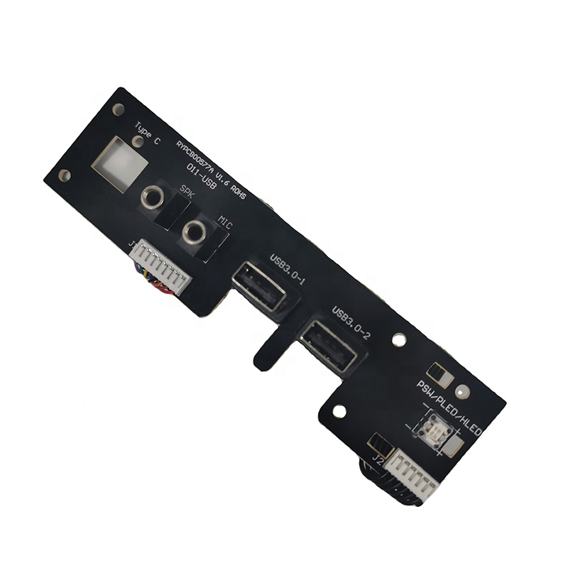 OEM PC материнский Кабель Usb 3,0 + Usb c + HD аудио порты i/o плата и с внутренним кабелем типа C