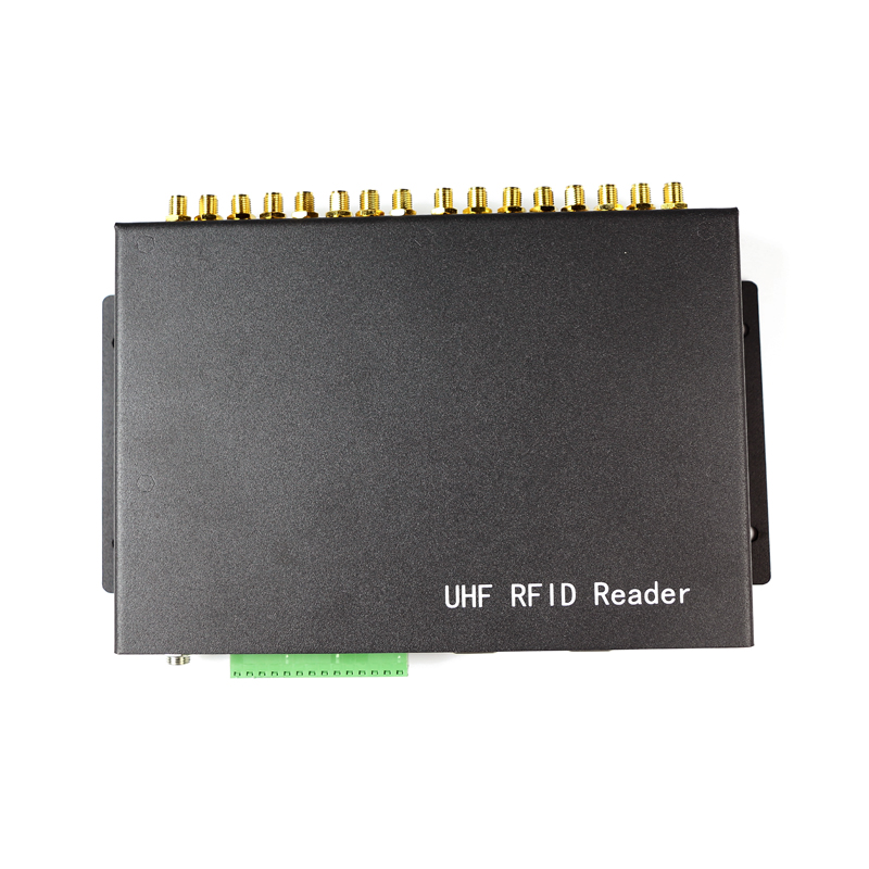 16 канал порта дальней фиксированный Читатель UHF RFID ISO18000-6C/B протокол тег сканер