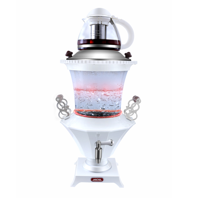 Электрический стеклянный иранский чайник Samovar