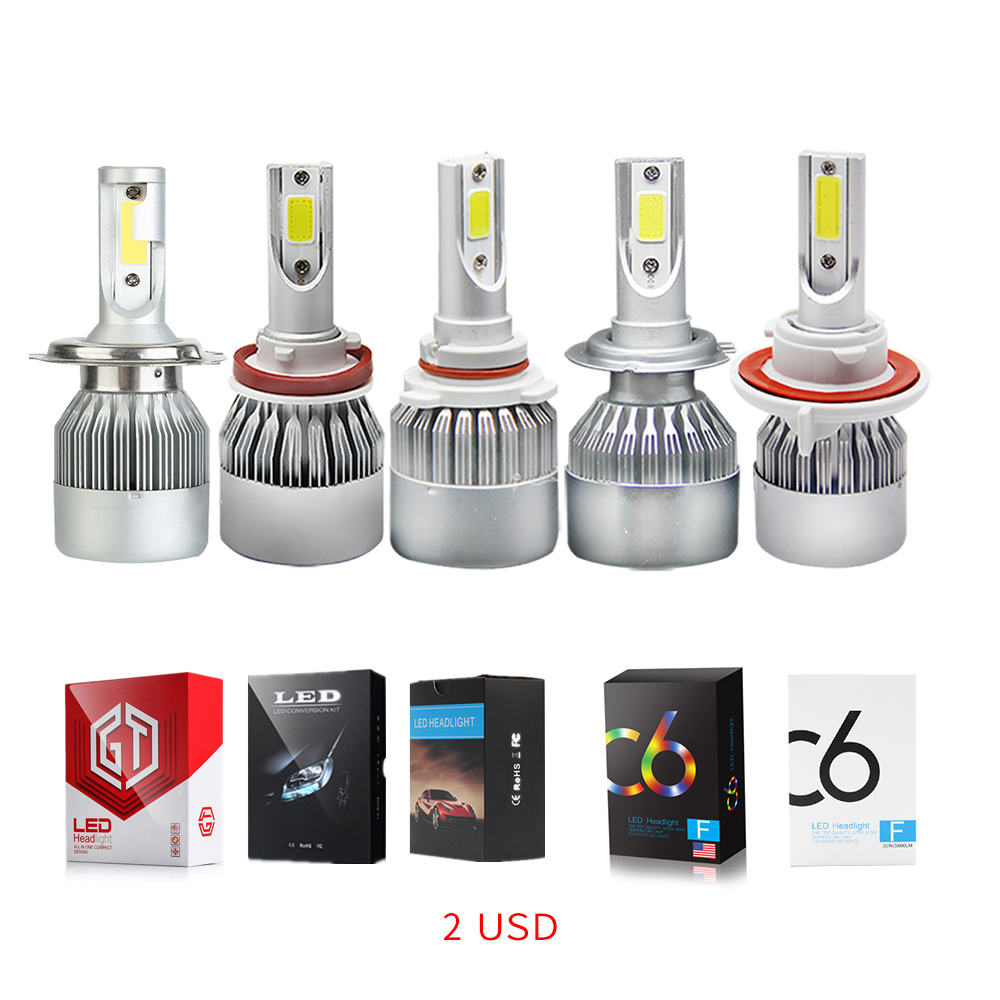 Высокая мощность, супер яркие светодиодные лампы ближнего света H4 H7 Led, автомобильные 881 H13 H1 H3 9005 9006 880 H11 H7 H4 C6 светодиодные фары