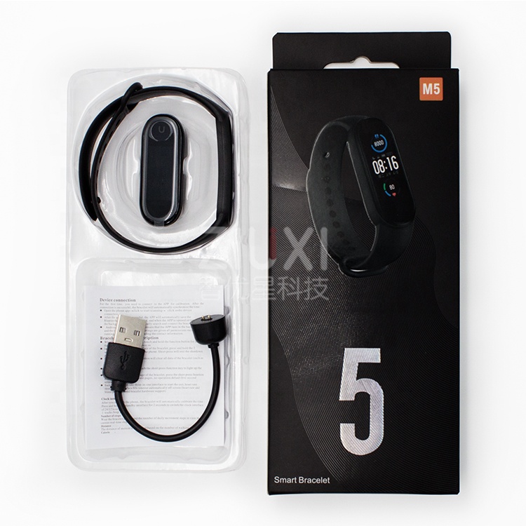 Смарт-браслет M5, спортивные браслеты, пульсометр, умные часы Mi Band 5