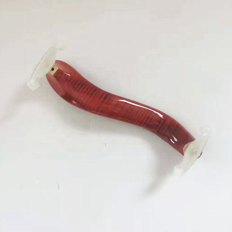 Wholesale cheap price accessories high quality solid wood flamed violin shoulder rest 4/4-3/4 RS-05