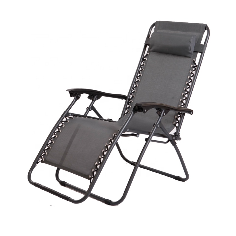 MULTIPLE DEGREE RECLINER METAL FRAME W/CUSHION ADJUSTABLE CHAIR