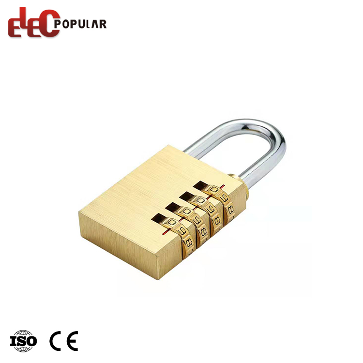 4 Dight Combination Brass Password Padlock
