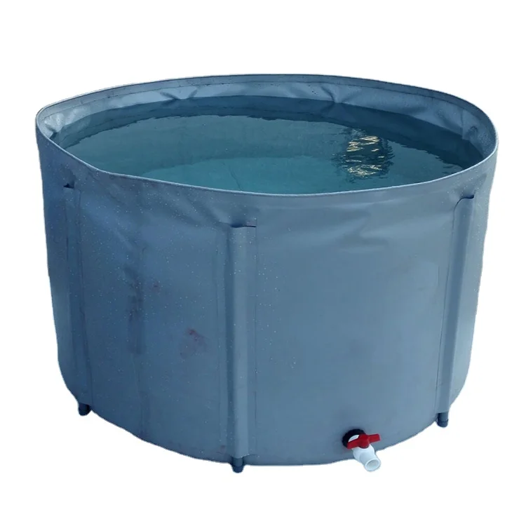 Цилиндр складной холст аквакультуры Fish Tank, гидропоники Fish Tank