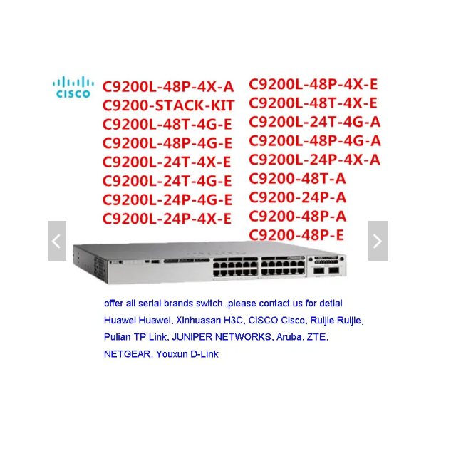 Переключатель WS-C3560C/3560CG/3560CX-8TC/8 шт./8PT/12TC/12 шт./12PD-S WS-C3850-24U/24XS/24XU/48U/48F/48XS/12X48U/-L/S /E C2960G на цисс о