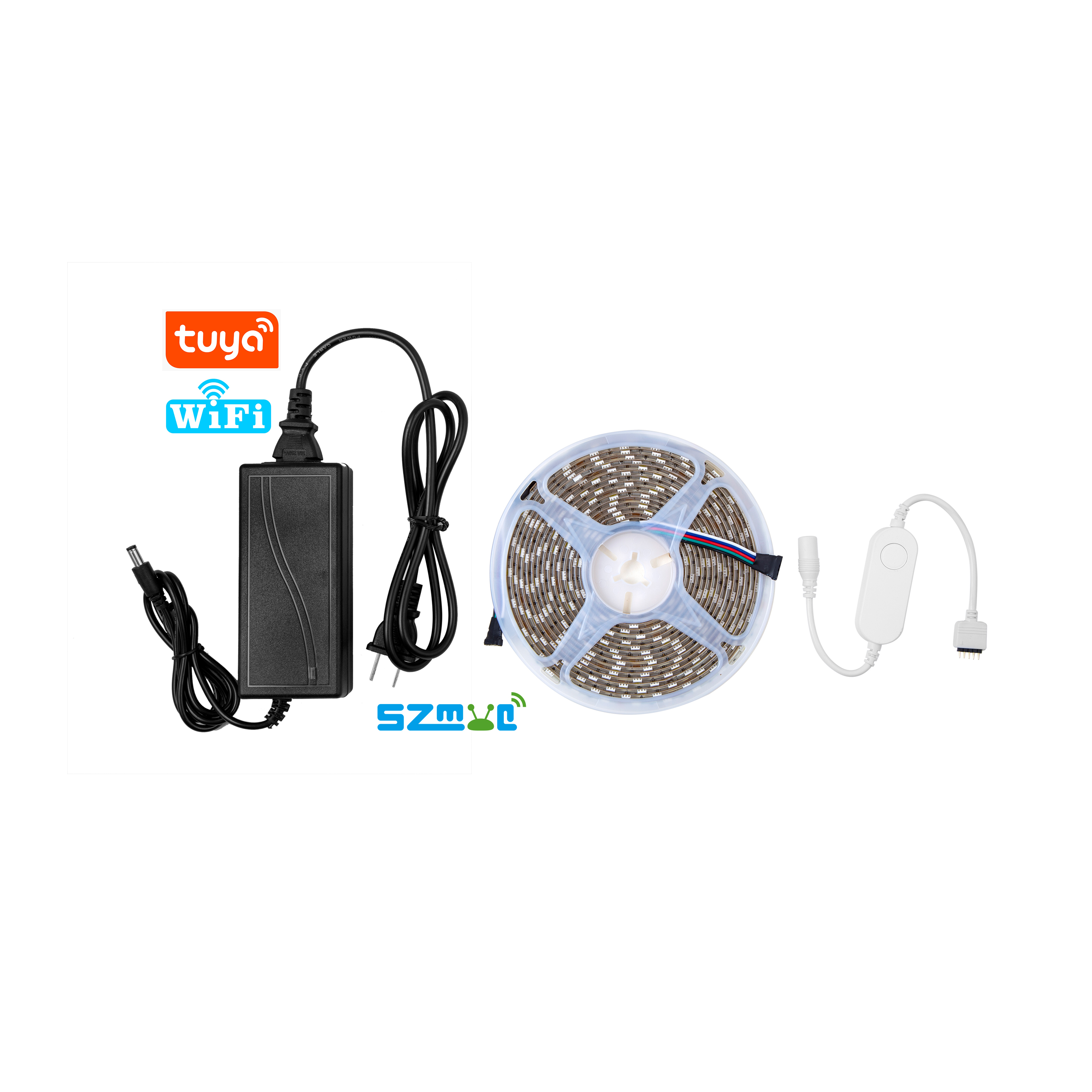 Беспроводное белое освещение для бассейна с питанием от Usb Smd 5050 Tuya Wifi Светодиодная лента