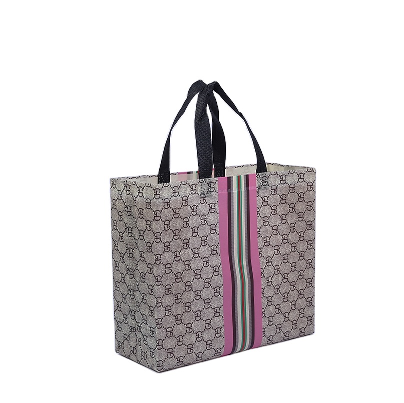 Promotional Quality Supermarket Bags Grocery Shopping Reusable Vintage Tote Bag