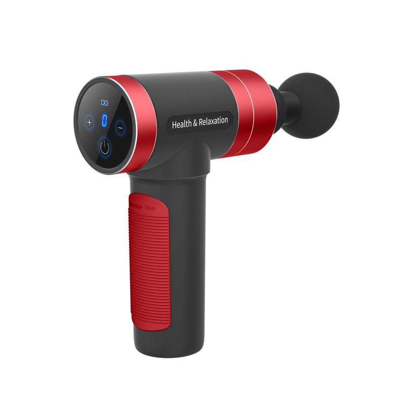 wirelss aluminium alloy eletric handheld percussion deep muscle massager Fascia gun