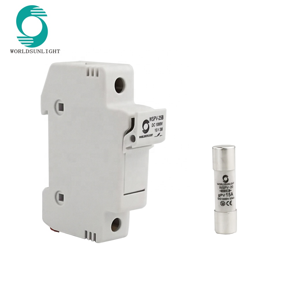 16A Fuse10X38 1000V DC солнечная система ПВ с плавким предохранителем и Солнечный предохранитель держатель