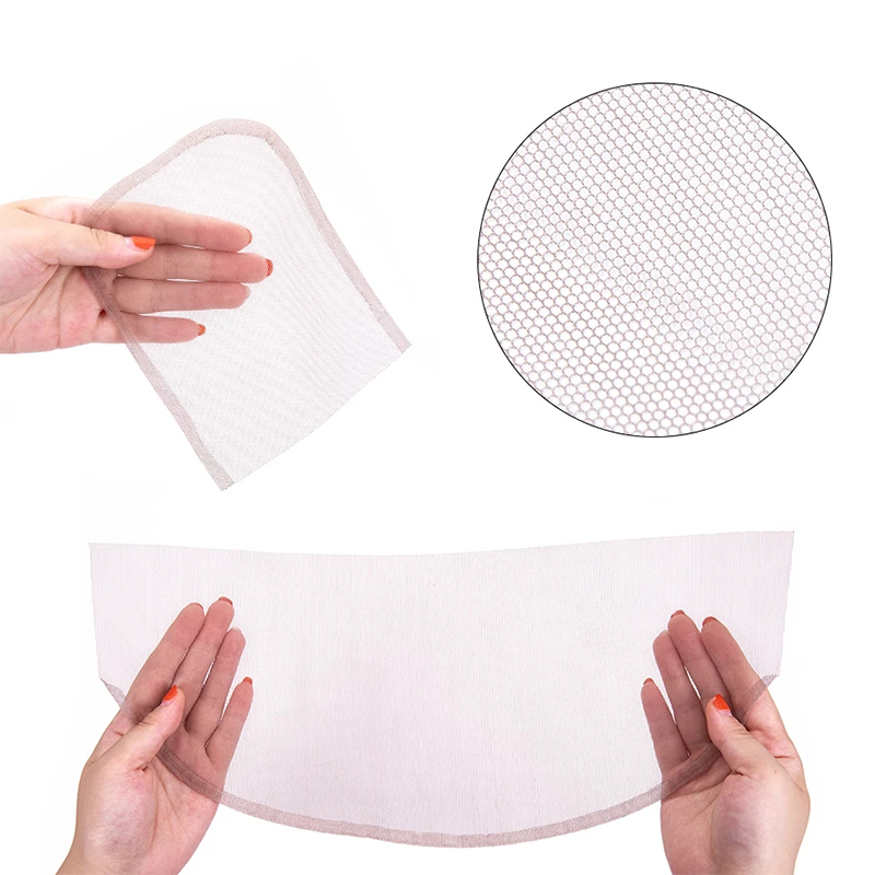Popular Mono Wig Caps Accessories Tools For Women Invisible S/M/L Size Hair NetsSwiss Lace Net For Making Weaving Lace Wigs Lace