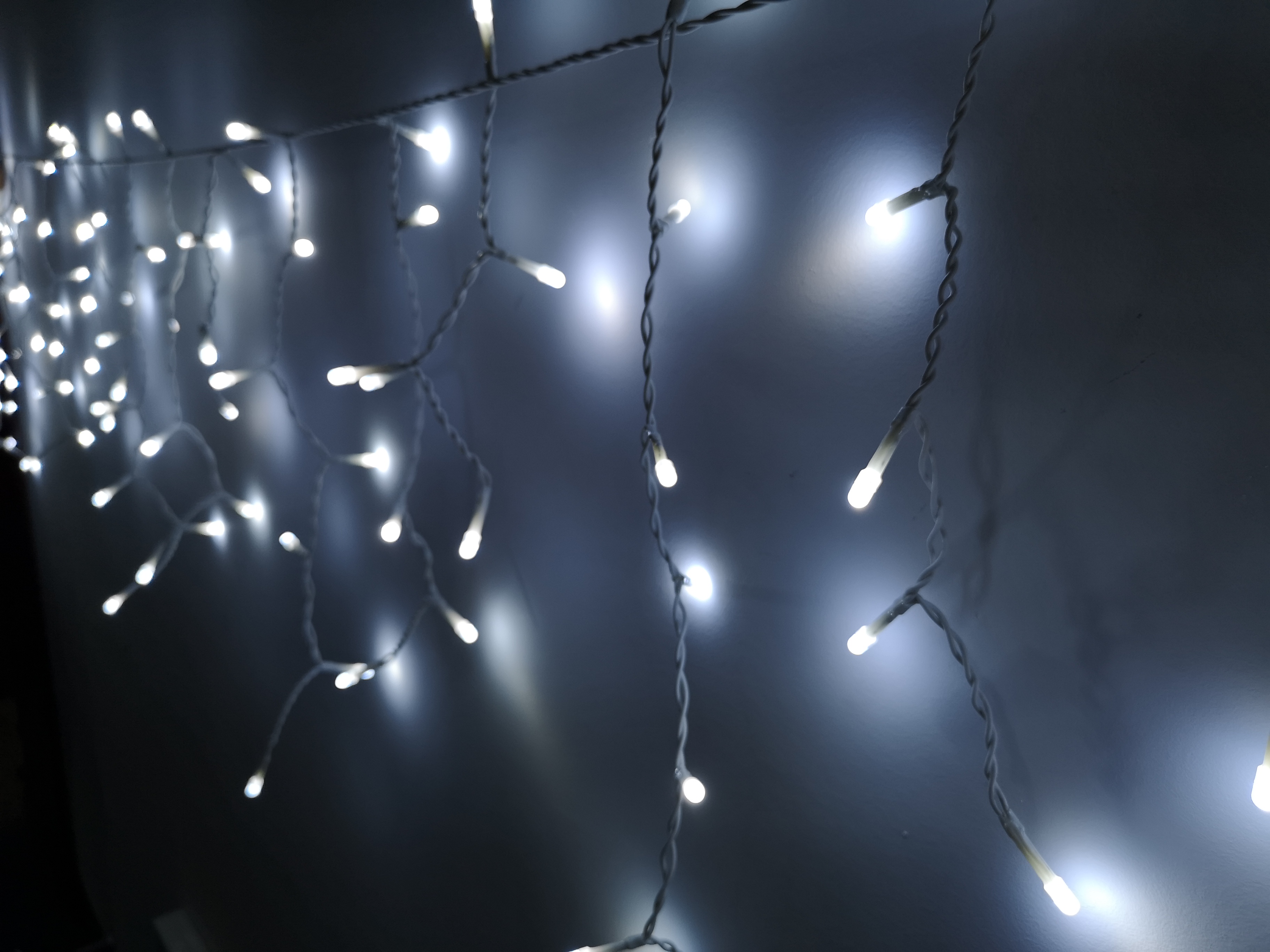 Outdoor Street Light Christmas LED Icicle Lights Waterfall Effect For Wedding decor