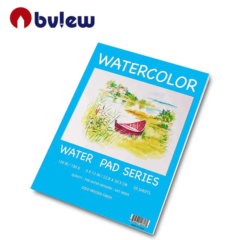 Best Selling 190 GSM Acid Free Cold Press Watercolor Pad For Painting