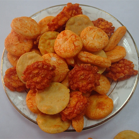Rice Cracker Snack Food Traditional Rice Cookies Fried Rice Cracker For Adults