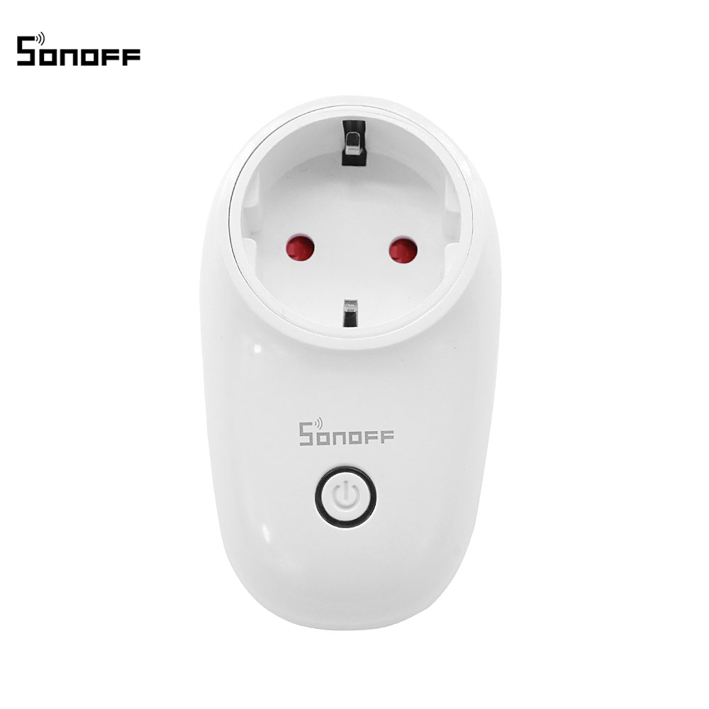 Умная Wi-Fi розетка Sonoff S26, беспроводной пульт дистанционного управления, совместим с Alexa, Управляйте своими устройствами из любого места через приложение