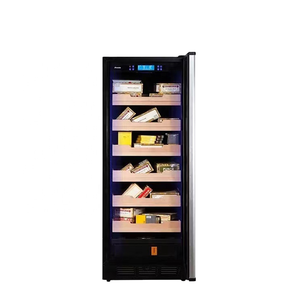 Commercial electric large commercial cedar climate humidity adjustable Cigar humidor cabinet