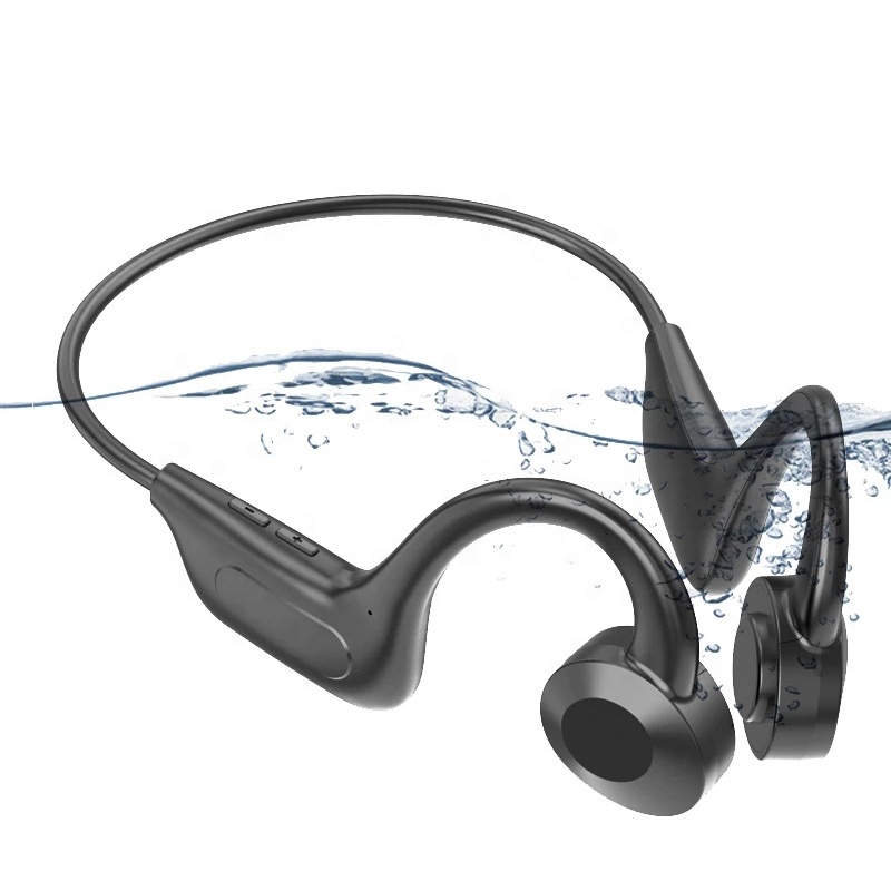 Высококачественные наушники bluetooth с костной проводимостью, 5,1 водонепроницаемые беспроводные наушники с защитой от пота для спорта, бега, фитнеса