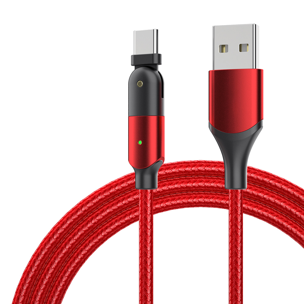 Amazon аксессуары нейлоновый Плетеный USB-C USB A 2.4A type c кабель для быстрой зарядки 2,0 type-C type c кабель для передачи данных usb
