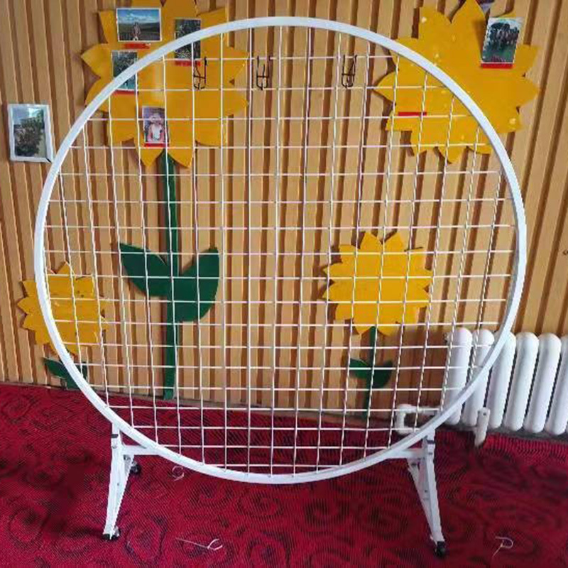 Multi-use High Quality Free Standing Metal Wire Grid Panel Mesh Metal Grid Display Rack