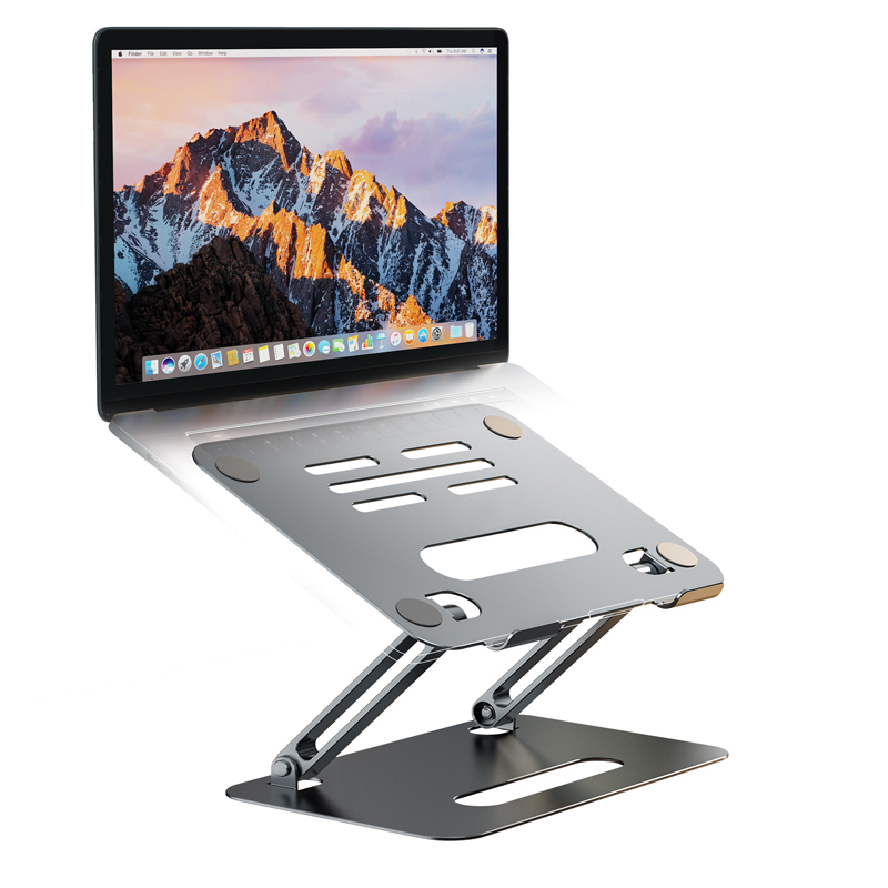 Multipurpose Portable Invisible Office Executive Small Mushroom Foldable Swivel Standing Laptop Table Stand.Dropshipping