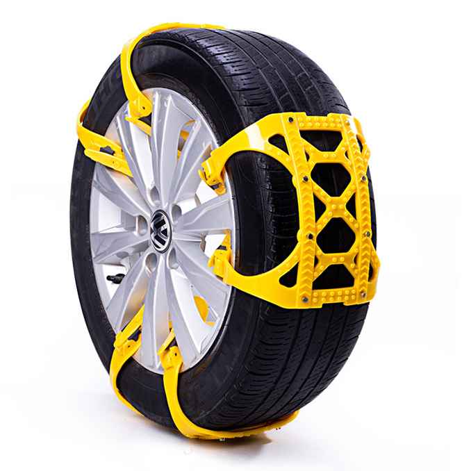 Car truck anti-skid cable ties steel material emergency snow chains tire ties snow and mud to prevent skidding tire chains