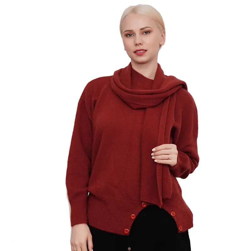 2021 autumn sweaters custom logo womens knit colour hoodie sweater