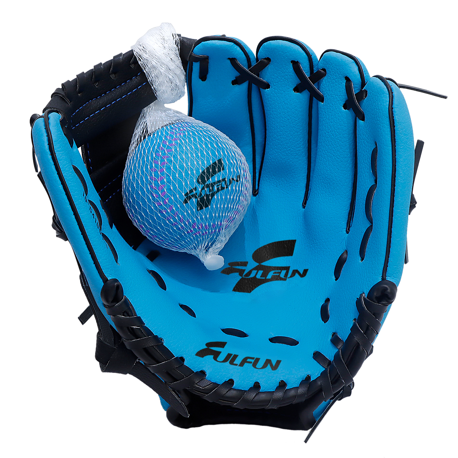 Fulfun Custom PVC Leather Baseball & Softball Gloves 10 inch
