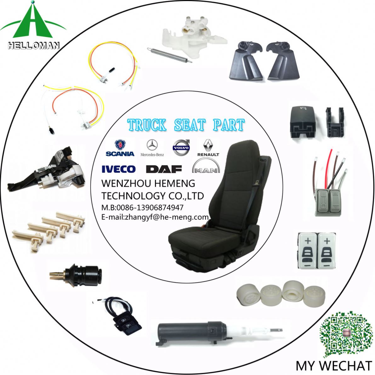 Swivel Base kit with slider for van seats