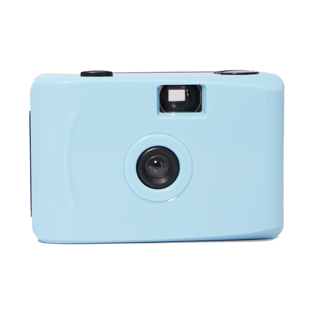 Holga пластик фиксированный фокус F/8 ручная винтажная Lomo чистый цвет синий мини Милая 35 мм пленка камера мгновенная камера