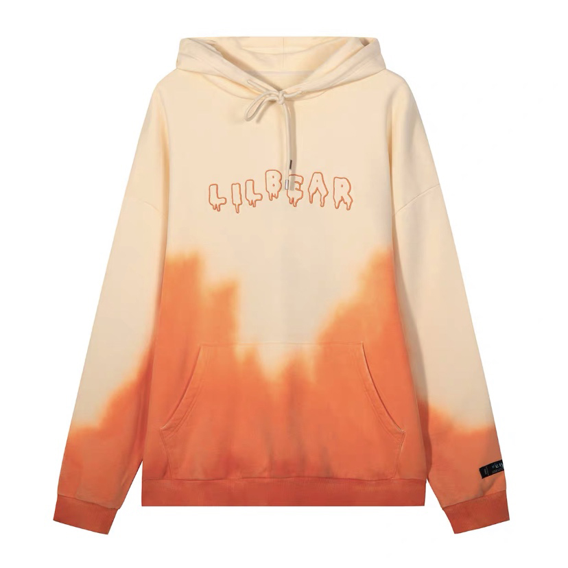 Одежда на заказ, мужская модная толстовка с капюшоном и принтом Dip Dye
