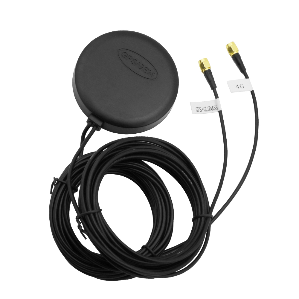GPS 4G Combo Antenna SMA Male Connector 2 in 1 Antenna IP67 Waterproof