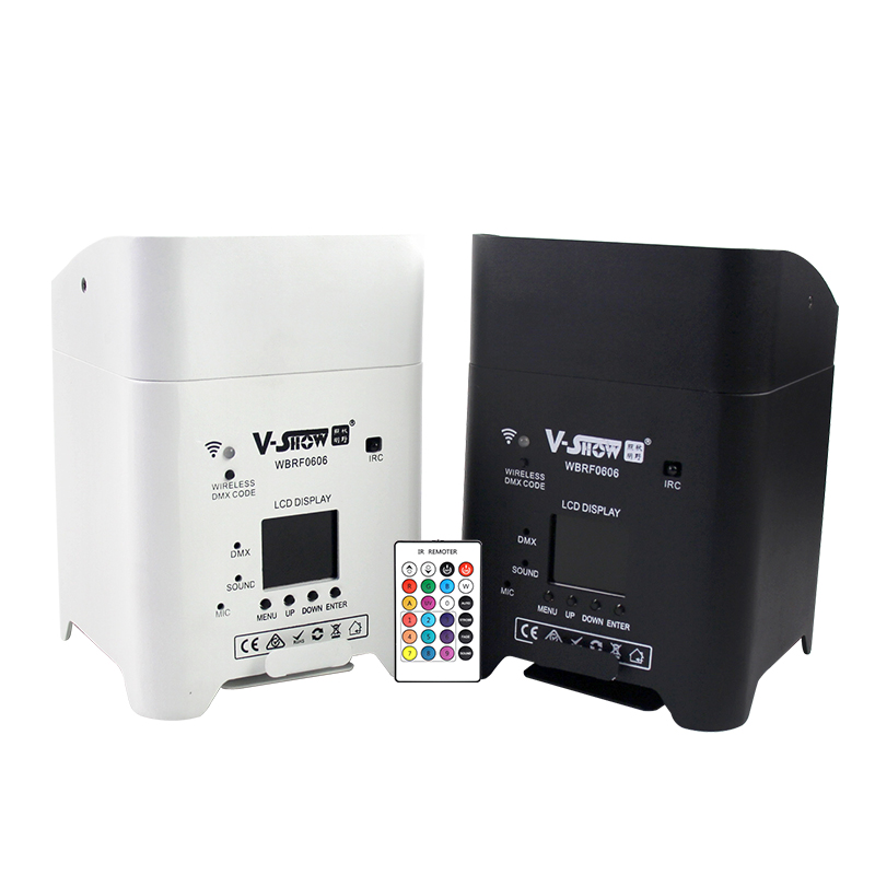 Свадьба Uplight 6x18 Вт RGBWA + UV 6 в 1 светодиодный светильник par беспроводной аккумулятор и дистанционное управление par light