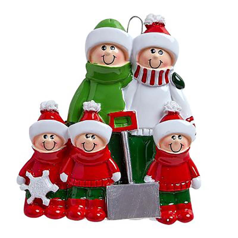 CL290 2022 Quarantine Christmas Decoration Christmas Tree Hanging Ornament Pendant DIY Name Survived Family Pendant