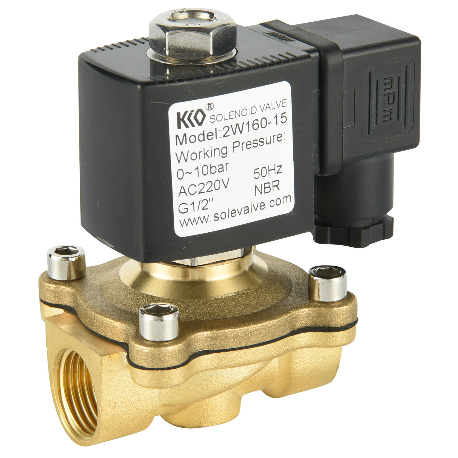 2W250-25 1" DN25 2 Position 2 Way Cheap Price High Quality Water Gas Air Treatment Solenoid Valve