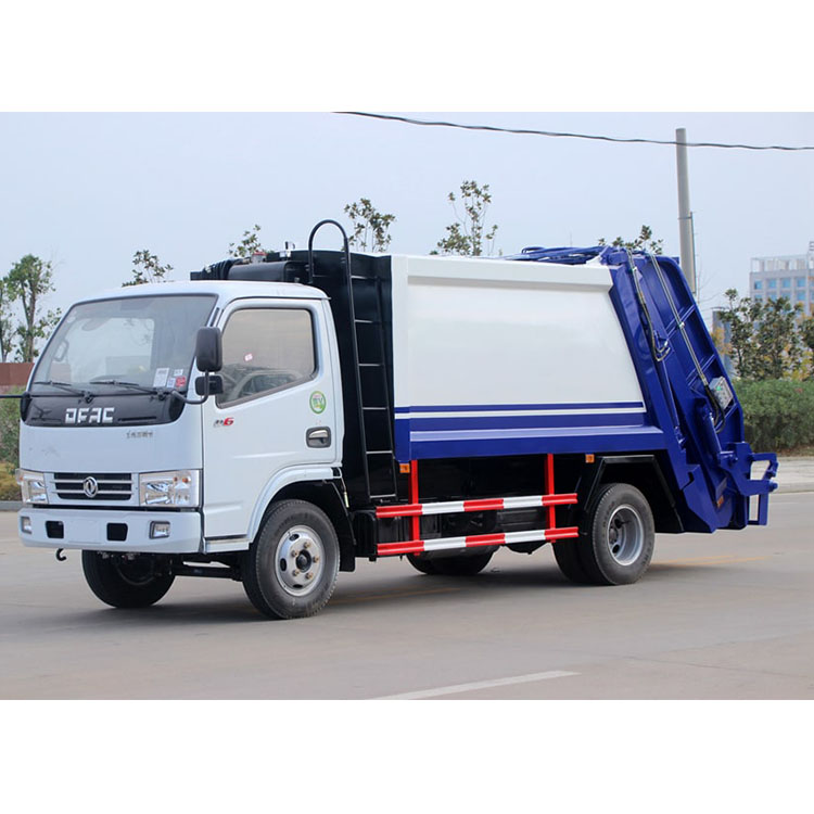 4x2 mini 3m3 Diesel 4 Wheels Dongfeng Garbage Waste Rubbish Trash Compactor Truck for Sale