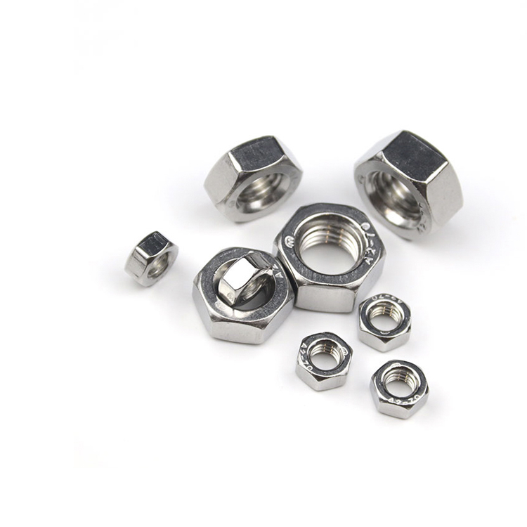 Factory Direct Supply Din993 Hexagon Steel Stainless Nuts 304 316 Hex Nuts Ss Nut