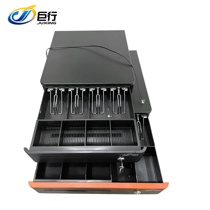 Juxing 330R Small Size Cash Drawer Pos System Pos Electronic Drawer Bill Counting Cash Register