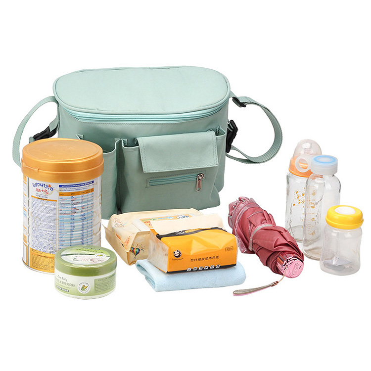 JZB040 New Design Baby Lovely Diaper Bag for Baby Bolsas Wholesale Organizer Mummy Bags Waterproof Stroller Organizer Bag
