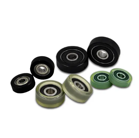 Non-standard rubber cover bearing Shore A85 PU roller